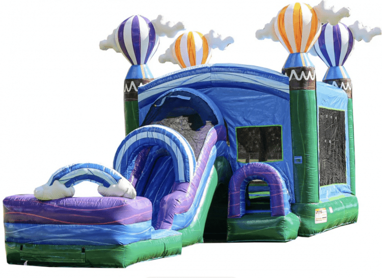 Hot Air Balloon Bounce House W/ Slide